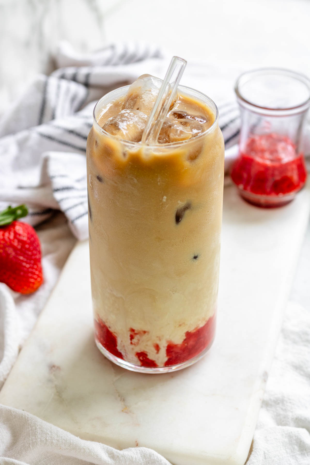 strawberry latte